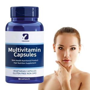 Cápsulas <span class=keywords><strong>de</strong></span> Complejo B Multivitamínico OEM, Salud <span class=keywords><strong>de</strong></span> la Piel, Grosor y Crecimiento del Cabello, Suplemento Nutricional para el Cabello para Adultos - Product Image 1