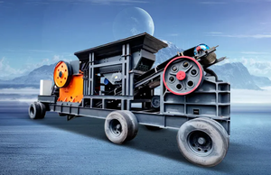 Station de concassage montée sur roue de broyeur de basalte de pneu mobile pour des opérations minières - Product Image 6