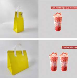 Bolsa Térmica Personalizada al por Mayor, Ecológica, Reciclable, Impermeable, para Sándwiches, Pasteles, Pan, Almuerzo, Diseño Aislado de PP No Tejido - Product Image 6