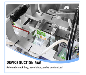 <span class=keywords><strong>Machine</strong></span> d'emballage alimentaire entièrement automatique haute efficacité pour sachets préformés Doypack de bonbons mous granulés - Product Image 5