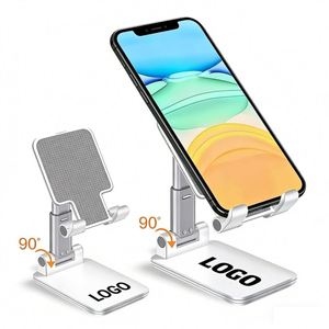 Wholesale Promotional Gift Custom Business Logo Desktop Multifunctional Universal Adjustable Folding Phone Holder <b>for</b> Home Use - Product Image 1