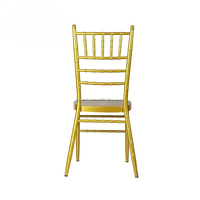 Chaise Chiavari en fer et acier doré pour événements, mariages, hôtels et fêtes – Vente en gros à prix réduit