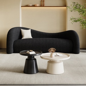 Sillón de Salón Nórdico de Madera con Tapizado de Lana de Cordero, Personalizable, Moderno, Blanco, para Hotel o Sala de Estar - Product Image 4