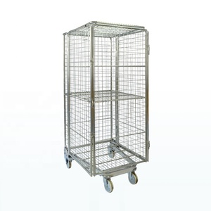 Aangepaste 500Kg Capaciteit Opslag Logistieke Metalen Draad Gevouwen Stalen Roll Container - Product Image 6
