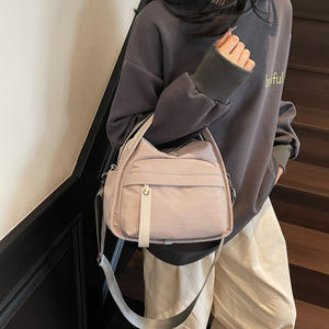 Sac à rabat décontracté pour femme, sac messager, sac à main durable, fermeture éclair, léger, style luxueux, grande taille, polyvalent, style sportif, sac fourre-tout - Product Image 4