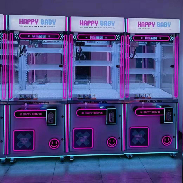 Beibeiying Personalized Custom Coin-Operated Arcade Crane Claw Machine with 170W Power 110V/230V Voltage for Indoor Use