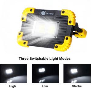 Lámpara de Trabajo LED Portátil Recargable, Reflector COB, Lámpara de Trabajo Magnética para Camping, Reparación de Automóviles, Emergencias, Taller - Product Image 4