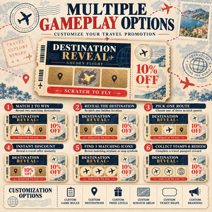 Boletos de Rascar Personalizados con Impresión Digital, Diseño Gratuito, Logotipo Personalizado, Tarjetas de Premio para Juegos de Sorteo - Product Image 5