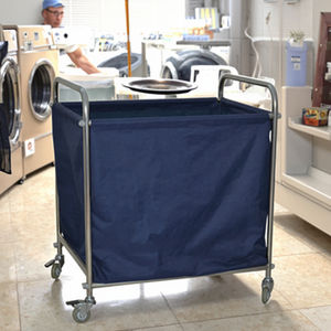 <span class=keywords><strong>Chariot</strong></span> à <span class=keywords><strong>linge</strong></span> d'hôpital d'acier inoxydable Rectangle commercial résistant sur des roues pour l'usage d'hôtel et <span class=keywords><strong>de</strong></span> maison <span class=keywords><strong>de</strong></span> repos - Product Image 2