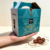 Sac en boîte de 1L, 2L, 3L, 5L, 10L, 15L, 20L avec revêtement en aluminium, emballage aseptique pour café, sirop, vin, jus avec valve papillon