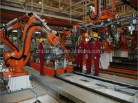 Bras robotisé collaboratif à 6 axes contrôlé par PLC avec pince pour la manutention industrielle des matériaux