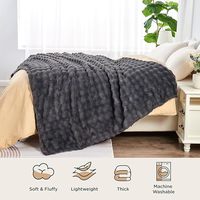 450gsm monocouche lapin fourrure couverture tissu multifonctionnel Super doux confortable moelleux couverture de lit pour lit canapé