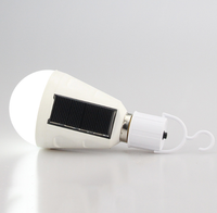 Ampoule solaire LED avec crochet, étanche conforme à la norme IP65, d'urgence, pour le Camping, éclairage d'extérieur, 10 pièces