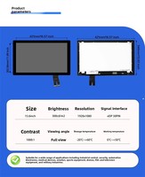 Nueva Pantalla Táctil Capacitiva HD con Pantalla LED, Controlador USB de Laminación Completa, Compatible con HMI Android/Linux, Preparada para Realidad Virtual