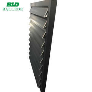 Panneaux de pare-soleil en aluminium à lamelles horizontales réglables, imperméables, pour fenêtres, murs-rideaux / panneaux à lamelles pour fenêtres - Product Image 6