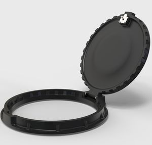 공장 맞춤형 SMC 맨홀 커버 유리 섬유 싱글 씰 맨홀 커버 - Product Image 4