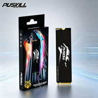 PUSKILL M.2 NVMe PCIe 3.0 SSD Solid State Drive Penyimpanan Internal untuk PC Desktop Gaming 250GB-2TB Kecepatan Tinggi 3D NAND