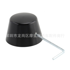 ฝาครอบแกนล้อหน้ามอเตอร์ไซค์ Jin Hongyang ขนาด 32 มม. อลูมิเนียม CNC สีดำเคลือบไฟฟ้า สำหรับตกแต่งแกนล้อ - Product Image 4