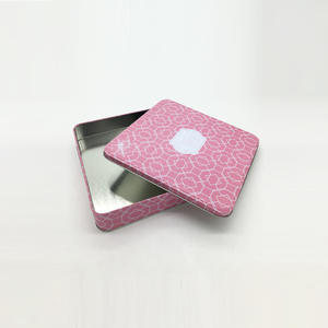 Boîtes d'allumettes Fliptop durables Boîte géométrique. Coffret de cartes à jouer exquis Boîte de <span class=keywords><strong>montre</strong></span> fossile rose Packs cadeaux portables - Product Image 5