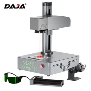 In Stock DAJA S4 20W Desktop Laser Engraving Machine 30W Fiber Laser Marking Machine For Jewelry