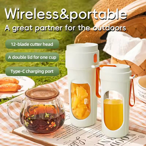 <span class=keywords><strong>Presse</strong></span>-agrumes électrique portable sans fil Petit mélangeur de jus de fruits multifonction pour la maison <span class=keywords><strong>Presse</strong></span>-agrumes manuel - Product Image 2