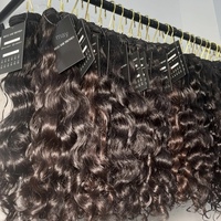 Lots de Cheveux Naturels Bruts Tissés à la Machine, Non Traités, Vente en Gros, Cheveux Humains Bouclés Indiens Bruts, Cheveux Vierges Bouclés Birmans Bruts