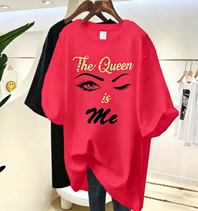 T-shirt court en coton doux et respirant, personnalisé avec logo OEM, de haute qualité, pour femme, grande taille, décontracté, idéal pour l'été – Vente en gros - Product Image 3