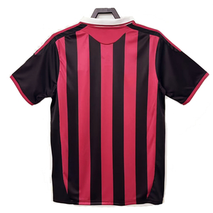 Uniformes de Fútbol de Verano, Cuello Redondo, Manga Corta, Retro, Camiseta Local del Milán 2009/10, Impresión Personalizada, Secado Rápido, Unisex, Adulto - Product Image 2