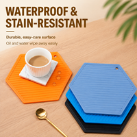 Tapis de table rectangulaire en silicone alvéolé YMS, prix usine, moderne, écologique, isolant, qualité alimentaire, résistant aux hautes températures