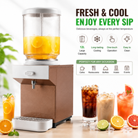 Distributeur de boissons froides commercial 12L, distributeur de jus à refroidissement longue durée, distributeur de boissons à commande tactile pour restaurant