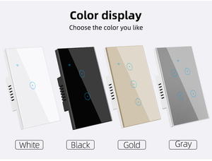 Ledeast DS-124-2 tuya ZigBee 2 Gang thông minh chuyển đổi ánh sáng Alexa điều khiển bằng giọng nói cảm ứng tường kính không dây chuyển đổi điện - Product Image 3