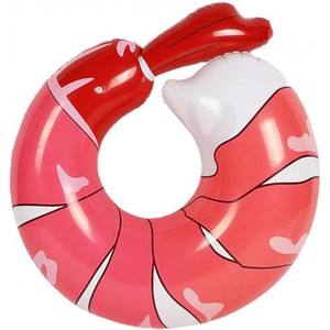 Flotador Inflable de PVC Ecológico con Diseño Popular de Verano, en Forma de Camarón, para Adultos y Niños, Impermeable, Cumple con las Normas de la UE y EE. UU., Portátil - Product Image 1