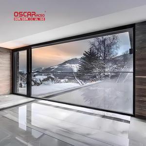 Cửa sổ kính hai lớp bằng nhôm thiết kế hiện đại kính lớn có thể tùy chỉnh tòa nhà văn phòng tại nhà cửa sổ nâng lên Chống Bão - Product Image 2