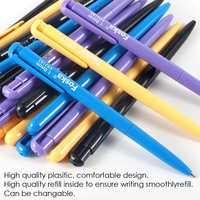 Foska promotionnel multicolore stylo à bille stylo à bille en plastique logo personnalisé stylo d'écriture pour la publicité d'hôtel de bureau