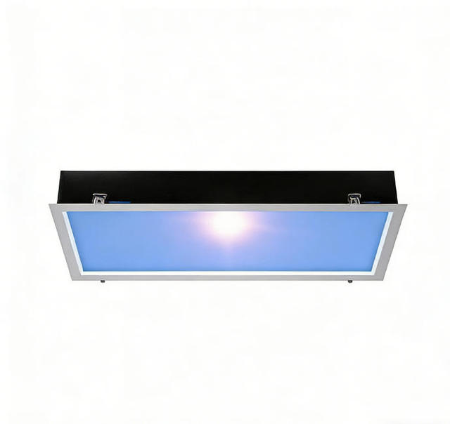 Smart Blue Sky Light Ceiling Lamp with Sun, APP Control and Biological Rhythm Simulate Sunlight Irradiation