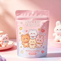 Sac en Mylar holographique de luxe personnalisé avec logo, pour cadeaux de fête, cadeaux pour enfants, jouets en peluche, boîte surprise mystère