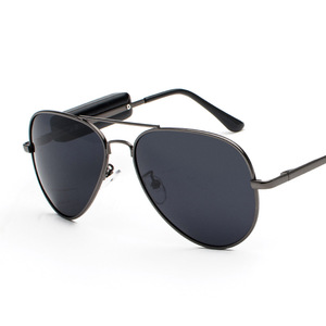 Maidis Aviator Sunglasses Polarized UV400 For Driving Unisex Black Rimmed - Product Image 5