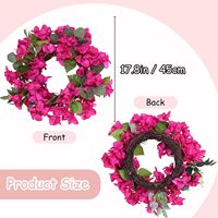 Artificielle Bougainvillier Guirlande Lierre Vignes pour Maison Jardin Arche De Mariage Arrangements Floraux Intérieur Mur Clôture Paniers Décor