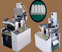 Machine de découpe à chaud et à froid automatique pneumatique Machine de découpe à chaud verticale à sangle élastique en nylon