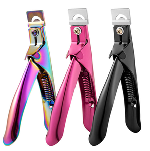 Straight Edge Acrylic <b>Nail</b> Clipper Stainless Steel <b>Nail</b> Cutter Tool for Manicure Pedicure False Tips Cutting - Product Image 2