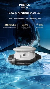 Limpiador Robótico Automático <span class=keywords><strong>para</strong></span> Piscinas, Robot de Limpieza de Alta Eficiencia con Alimentación por Enchufe - Product Image 6