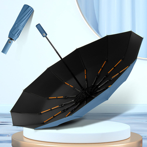 Paraguas Plegable Automático de 12 Varillas al por Mayor, Sombrilla de Viaje Resistente al Viento para Regalo Empresarial, Logotipo Personalizado, Precio de Fábrica, Listo para Enviar - Product Image 5