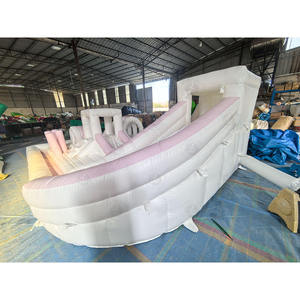 Château Gonflable Blanc PVC à Prix d'Usine pour Mariages, Toboggan Gonflable pour Adultes et Enfants, Combos Gonflables pour Fêtes et Événements - Product Image 4