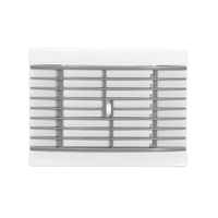 Grille de climatisation moderne silencieuse en ABS pour l'entrée d'air de mur de plafond d'atelier de salon garantie pour l'extérieur résidentiel