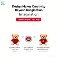 Pabrik Boneka Beruang Teddy Murah TongXin Toys dengan Logo Custom, Boneka Hewan Isi Dakron dengan Kaos Hoodie Sublimasi, Mainan Boneka Beruang Plush, Hadiah Anak-Anak