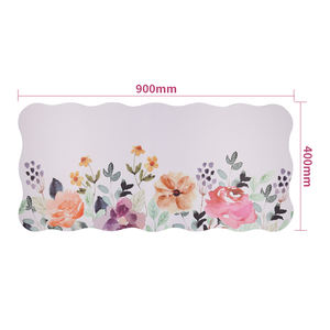 Alfombrilla de ratón personalizada grande, resistente al agua, a prueba de arañazos, con reposamuñecas, diseño de dibujos animados de las pinturas postimpressionistas de Van Gogh, color morado - Product Image 4