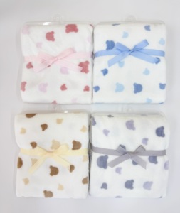 Baby <strong>Blanket</strong> with <strong>Bear</strong> Super Soft Coral Fleece Baby <strong>Blanket</strong> Soft Nursery Factory Custom Flannel Fleece Baby <strong>Blanket</strong> - Product Image 1