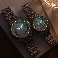 Montres de couple de luxe I&W tendance, cadran blanc, chiffres romains, boîtier bicolore, jour et date, montres mécaniques en acier inoxydable