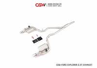Tubos de Escape Catback de Acero Inoxidable de Alto Rendimiento CGW 3D Scan CNC Mould para Ford Explorer 2.3T 2020-