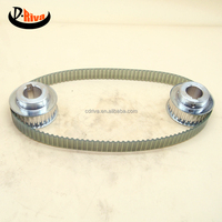 Polea Plana de Aluminio Personalizada de Alta Precisión Gt1 Gt1.5 Gt2 Gt3 Gt5, Ancho de Correa 6mm 10mm, OEM